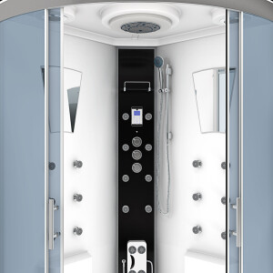 Dusche Duschkabine D26-TH-ALL Duschtempel Sauna 130x130 cm