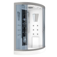 Dusche Duschkabine D26-TH-ALL Duschtempel Sauna 130x130 cm