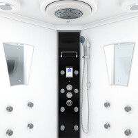 Dusche Duschkabine D26-TH-ALL Duschtempel Sauna 130x130 cm