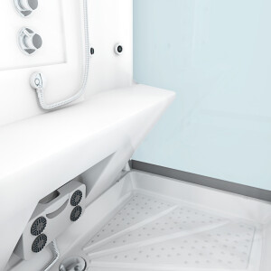 Dusche Duschkabine D27-TH-ALL Duschtempel Sauna 140x90 cm