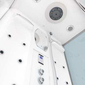 Dusche Duschkabine D27-TH-ALL Duschtempel Sauna 140x90 cm
