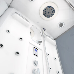 Dusche Duschkabine D27-EH-ALL Duschtempel Sauna 140x90 cm