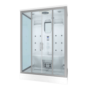 Dusche Duschkabine D27-EH-ALL Duschtempel Sauna 140x90 cm