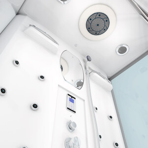 Dusche Duschkabine D27-EH-ALL Duschtempel Sauna 140x90 cm