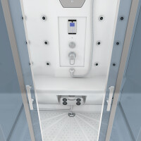 Dusche Duschkabine D27-EH-ALL Duschtempel Sauna 140x90 cm