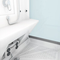 Dusche Duschkabine D27-EH-ALL Duschtempel Sauna 140x90 cm