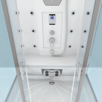 Dusche Duschkabine D27-EH-ALL Duschtempel Sauna 140x90 cm