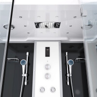 Kombination Badewanne Dusche K88-SW-EH-A-ALL Duschtempel 100x180 cm