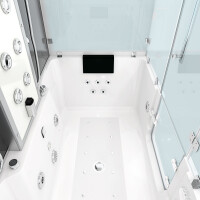 Kombination Badewanne Dusche K88-SW-EH-B-ALL Duschtempel 180x100 cm