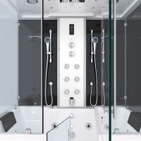 Kombination Badewanne Dusche K88-SW-EH-C-ALL Duschtempel 180x100 cm