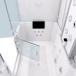 Kombination Badewanne Dusche K88-WS-EH-A-ALL Duschtempel 100x180 cm