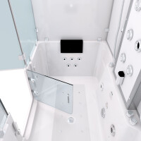 Kombination Badewanne Dusche K88-WS-EH-A-ALL Duschtempel 100x180 cm