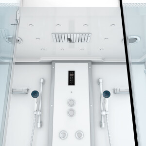 Kombination Badewanne Dusche K88-WS-EH-B-ALL Duschtempel 180x100 cm