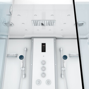 Kombination Badewanne Dusche K88-WS-TH-A-ALL Duschtempel 100x180 cm