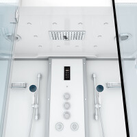 Kombination Badewanne Dusche K88-WS-TH-A-ALL Duschtempel 100x180 cm