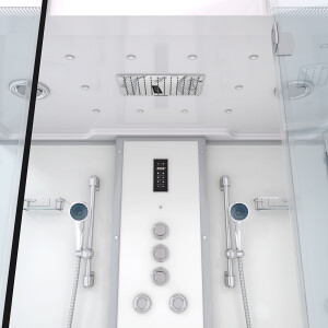 Kombination Badewanne Dusche K88-WS-TH-C-ALL Duschtempel 180x100 cm