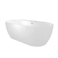 freistehende Badewanne Wanne F29 180x90cm Whirlpool Luft & Wasser