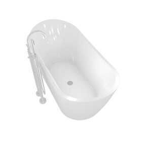 freestanding tub f03 180x80cm with fitting af02