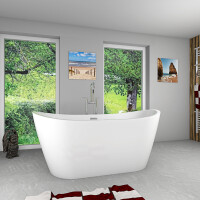 freestanding tub f03 180x80cm with fitting af02