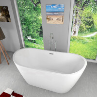 freestanding tub f03 180x80cm with fitting af02