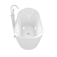 freestanding tub f03 180x80cm with fitting af02