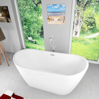 freestanding tub f03 180x80cm with fitting af02