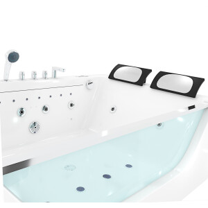 Whirlpool Pool Badewanne Wanne W42-L-ALL 180x120cm Reinigungsfunktion
