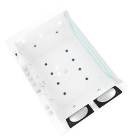 Whirlpool Pool Badewanne Wanne W42-R-ALL 180x120cm Reinigungsfunktion