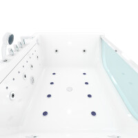 Whirlpool Pool Badewanne Wanne W42-R-ALL 180x120cm Reinigungsfunktion