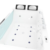 Whirlpool Pool Badewanne Wanne W42-R-ALL 180x120cm Reinigungsfunktion