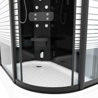 Dusche Duschkabine D30-73M3R-ALL Duschtempel Sauna 80x120 cm