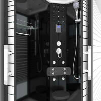 Duschkabine Komplettdusche Fertigdusche Dusche D30-73M0L-EC 120x80 MIT 2K Scheiben Versiegelung