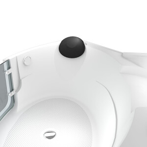 Pool Badewanne Eckwanne Wanne S60 140x140cm mit Tür Walk-in-Pool