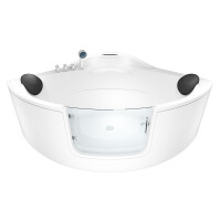 Pool Badewanne Eckwanne Wanne S60-TH 140x140cm mit Tür Walk-in-Pool