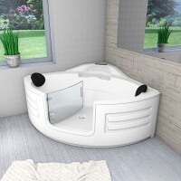 Whirlpool bath corner bath tub w60 140x140cm