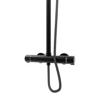 Duscharmatur, Thermostat-Duschsystem DA02 Schwarz