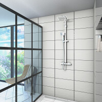 Duscharmatur, Thermostat-Duschsystem DA03 Chrom