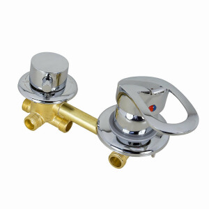 Replacement faucet single lever mixer 4 way diverter shower d46 12cm