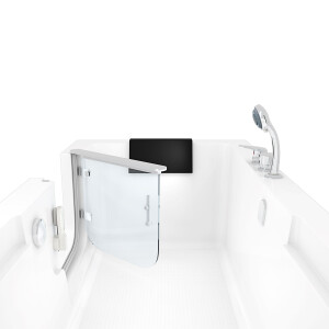 Seniorendusche und Sitzwanne Kombination Wanne mit Tür S15D-EH-L-ALL 160x85x215cm