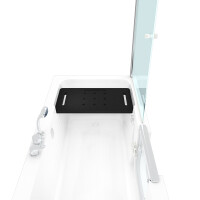 Seniorendusche und Sitzwanne Kombination Wanne mit Tür S15D-EH-L-ALL 160x85x215cm