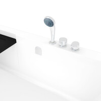 Seniorendusche und Sitzwanne Kombination Wanne mit Tür S15D-EH-R-ALL 85x160x215cm