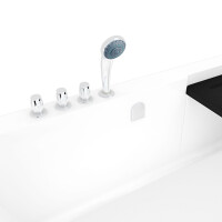 Seniorendusche und Sitzwanne Kombination Wanne mit Tür S15D-TH-L-ALL 160x85x215cm