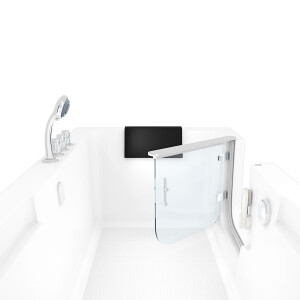 Seniorendusche und Sitzwanne Kombination Wanne mit Tür S15D-TH-R-ALL 85x160x215cm