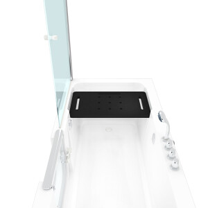 Seniorendusche und Sitzwanne Kombination Wanne mit Tür S15D-TH-R-ALL 85x160x215cm