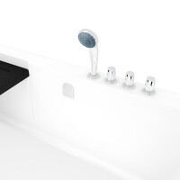 Seniorendusche und Sitzwanne Kombination Wanne mit Tür S15D-TH-R-ALL 85x160x215cm