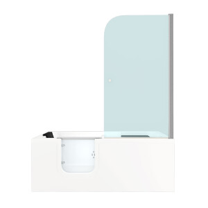 Seniorendusche und Sitzwanne Kombination Wanne mit Tür S15D-L-ALL 160x85x215cm