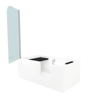 Seniorendusche und Sitzwanne mit Tür S15D-R-ALL 85x160x215cm