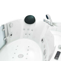 Whirlpool bath corner tub w60h-sc 140x140cm
