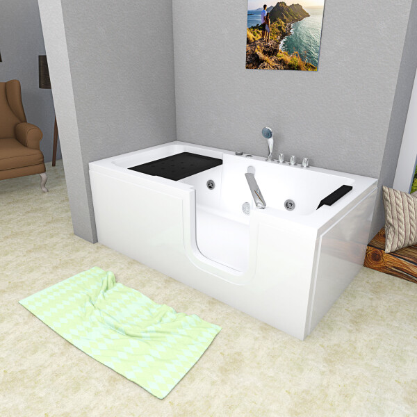Whirlpool Seniorenwanne mit Tür S15WP-R-ALL 85x160cm