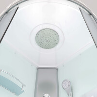 Duschkabine Fertigdusche Dusche Komplettkabine D10-00T1 80x80cm OHNE 2K Scheiben Versiegelung
